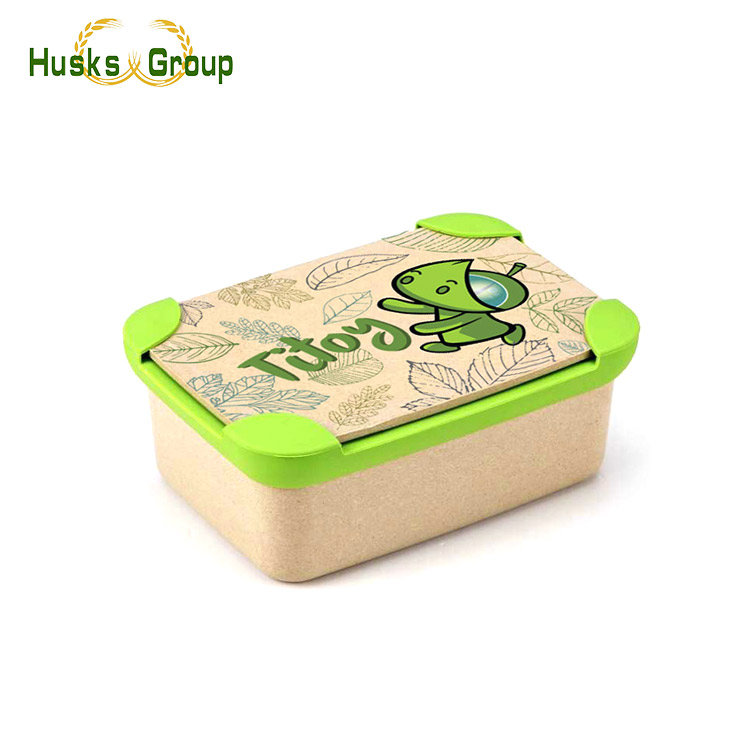 Biodegradable Custom Printed Microwave Safe Bento Lunch Box