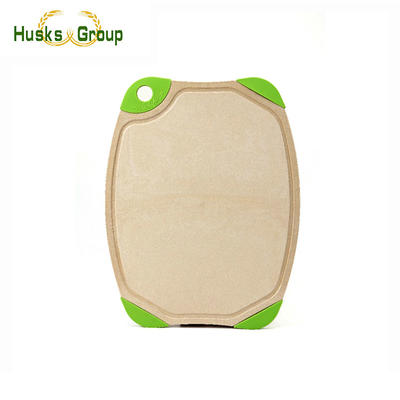 Natural Rice Husk Fibre Honeycomb Hexagonal Double Cutting Board