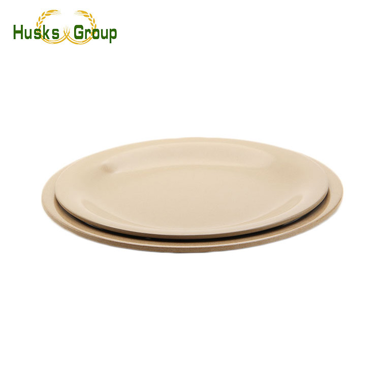 Guaranteed Quality Biodegradable Eco-friendly Rice Husk Reusable Plate